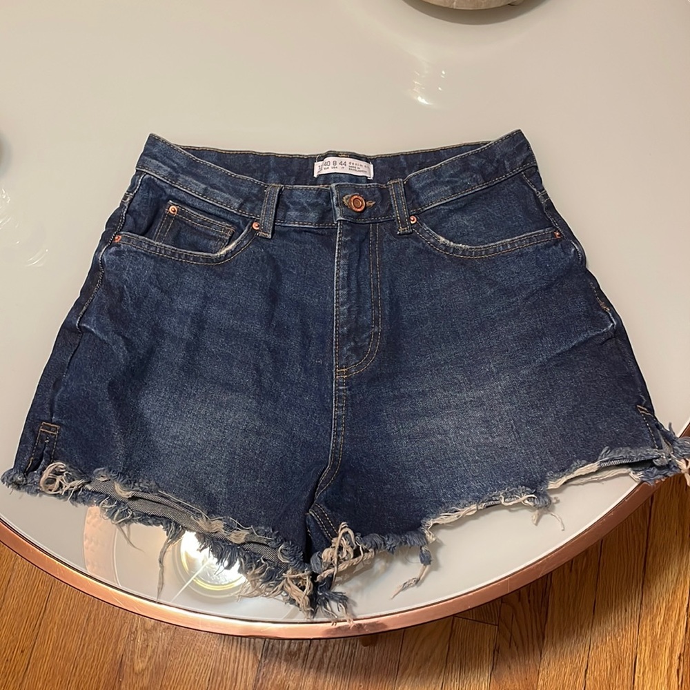 High Top Denim Shorts